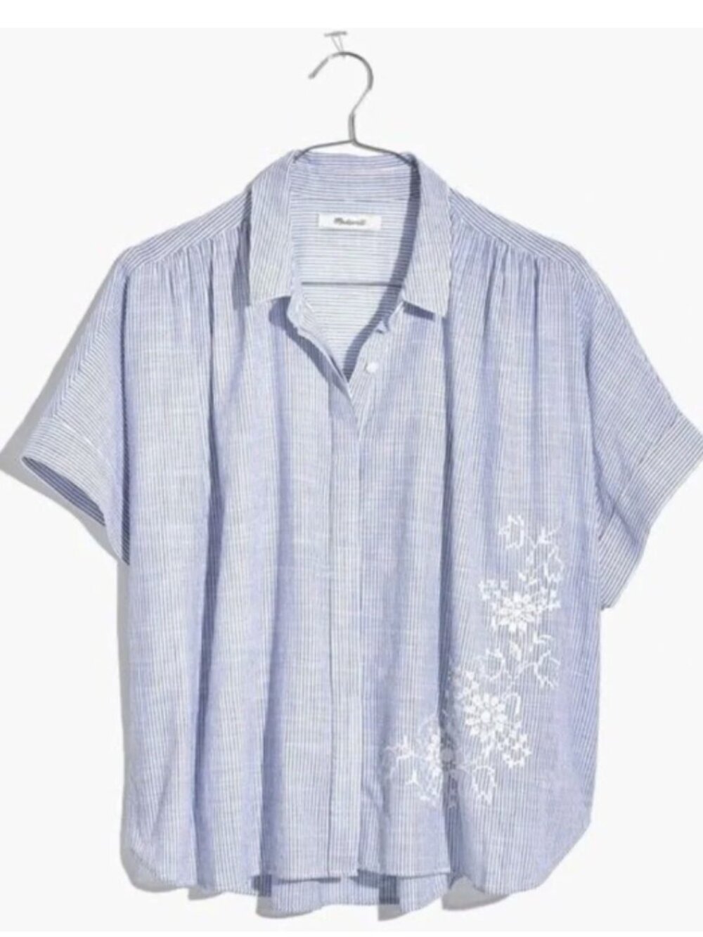 Madewell Embroidered Hilltop Shirt